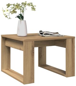 vidaXL Βοηθητικό Τραπέζι Artisan Δρυς 50 x 50 x 35 εκ. Επεξ. Ξύλο