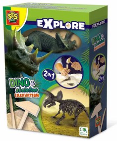Παιχνίδι Ανασκαφής SES Creative Triceratops