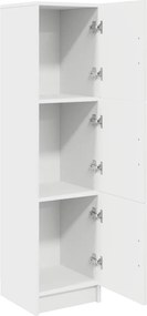 vidaXL Highboard Λευκό 31.5 x 32 x 122.5 εκ