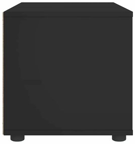 vidaXL ντουλάπι τηλεόρασης VISNES Μαύρο 100x40x38 cm