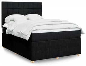 ΚΡΕΒΑΤΙ BOXSPRING ΜΕ ΣΤΡΩΜΑ ΜΑΥΡΟ 160X200 ΕΚ. ΥΦΑΣΜΑΤΙΝΟ 3294409