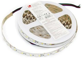 Adeleq Ταινία LED Λευκή Αυτοκόλλητη 5m 5050 24VDC 18W Και 88LED Ανά Μέτρο IP54 RGB Συν Λευκό 30-3402401809