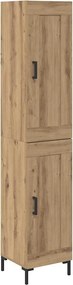 vidaXL Highboard Artisan Oak 34,5 x 34 x 180 εκ. Επεξεργασμένο ξύλο