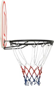 vidaXL Ταμπλό Μπασκέτας Λευκό 71 x 45 x 2 εκ. από Πολυαιθυλένιο