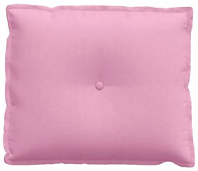vidaXL Μαξιλάρι Πλάτης Ροζ 60 x 19 x 50 εκ ύφασμα