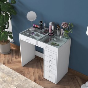 Τουαλέτα Μακιγιάζ Λευκό BROSO 90x44.5x79.8