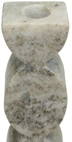 Κηροπήγιο ArteLibre Μπεζ Μάρμαρο 5x4x15.5cm
