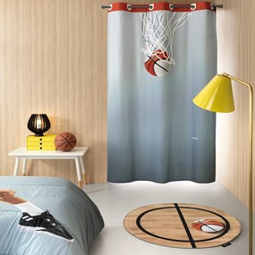 Κουρτίνα Παιδική Hoop Grey Saint Clair 160x240 cm 160x240cm Microfiber