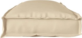 vidaXL Μαξιλάρι Μπεζ 110 x 40 x 8 εκ Ύφασμα Όξφορντ