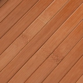 vidaXL Χαλί Ορθογώνιο Καφέ 80 x 300 εκ. Μπαμπού