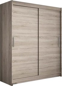 Ντουλάπα Westa I συρόμενη-Cappuccino - 150.00Χ58.00Χ200.00cm