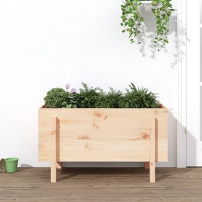 vidaXL Ζαρντινιέρα Υπερυψωμένη 101 x 50 x 57 εκ. από Μασίφ Ξύλο Πεύκου
