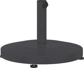 vidaXL Βάση ομπρέλας Σκούρο Γκρι 48 x 48 x 32 εκ.