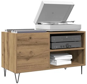 vidaXL Δισκοθήκη Δρυς τεχνίτης 84,5x38x48 εκ. από Επεξεργασμένο Ξύλο