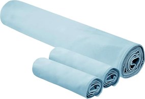 vidaXL Σύνολο πετσέτας αθλητισμού 3 pcs Μπλε