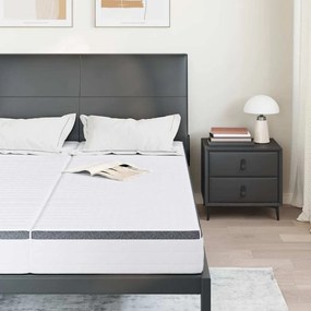 vidaXL Στρώμα 2 pcs Λευκό και Γκρι 70 x 200 cm Σαμπρέλα Bonell