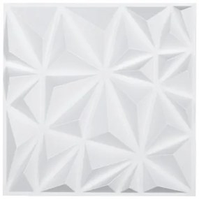 VEVOR 3D Wall Panels 33-Pack 11.81x11.81'' PVC 32 Sq.Ft Coverage Diamond White