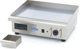 Griddle - Smooth Chrome - 55cm - incl Drip tray