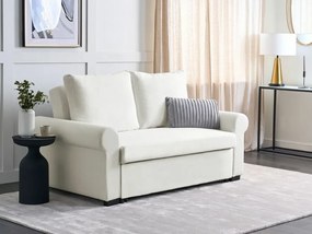 Καναπές κρεβάτι Berwyn 1829, Άσπρο, 92x173x93cm, 50 kg, Πόδια: Πλαστική ύλη, Ξύλο: Ευκάλυπτος | Epipla1.gr