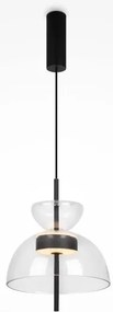 Κρεμαστό Φωτιστικό Οροφής LED 12W Γυαλί 30,3cm Bangkok Maytoni-MOD185PL-L6B3K2-Διάφανο MOD185PL-L6B3K2