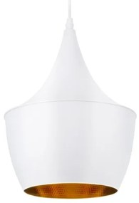 Κρεμαστό Φωτιστικό SHANGHAI WHITE Μέταλλο Φ25 Λευκό 01026-A Globostar-01026-A-Λευκό 01026-A