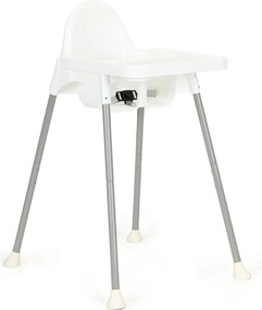Feeding chair 2in1 white ECOTOYS