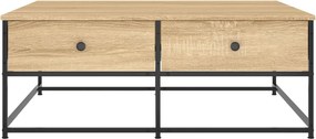 vidaXL Τραπεζάκι Σαλονιού Sonoma Δρυς 100 x 99 x 40 εκ. Επεξεργ. Ξύλο