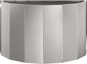 vidaXL Γλάστρα Ασημί 60 x 30 x 35 εκ Ανοξείδωτο ατσάλι