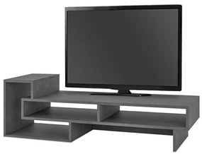 Έπιπλο Tηλεόρασης Tetra 214360 136,7x40x42cm Retro Grey Μελαμίνη