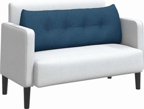 vidaXL Μαξιλάρι Πλάτης Μπλε 140 x 24 x 50 εκ ύφασμα