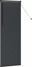 vidaXL Βενετσιάνικες Ρόδες Μαύρο 175 x 55 εκ Αλουμίνιο