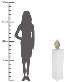 Διακοσμητικό Μεγάλη Γυναίκα Μπεζ Polyresin 17x12x25.5cm - Polyresin - 05154063