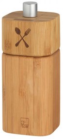 Μύλος Αλατιού Fork-Spoon LBTRD0010881 12x5x5cm Natural-Grey Raeder Bamboo,Ceramic