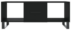 vidaXL Τραπεζάκι Σαλονιού Μαύρο 102x50x40 εκ. από Επεξεργασμένο Ξύλο
