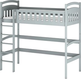 Υπερυψωμένο Παιδικό Κρεβάτι MIA 80x180 grey