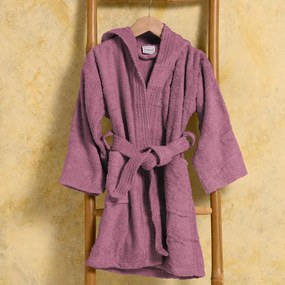 Παιδικό Μπουρνούζι Melinen Bloom Kids Berry Μωβ 8-10 Ετών