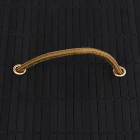 vidaXL Κουτιά Αποθήκευσης 4 τεμ. Μαύρα από Μπαμπού