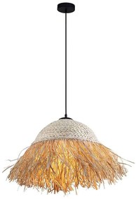 Φωτιστικό Οροφής Lilo 4305500 Φ42x150cm 1xE27 40W Natural Viokef