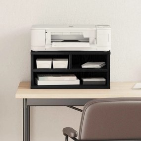 vidaXL Σταντ Εκτυπωτή Μαύρη Οξυά 49 x 40 x 22.5 εκ Επεξεργασμένο ξύλο