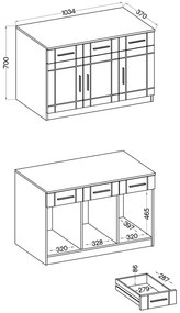 Συρταριέρα Tavrin-Sonoma - Grafitis