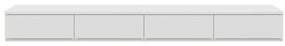 vidaXL Συρτάρια κρεβατιού με συρτάρι Λευκό 160 x 36,5 x 16,5 εκ