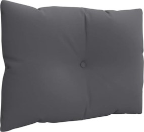 vidaXL Μαξιλάρια Καναπέ Παλέτας 3 τεμ. Ανθρακί Υφασμάτινα