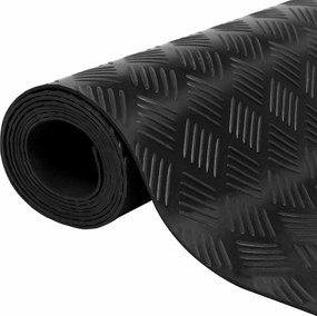 vidaXL Μάτ δαπέδου Μαύρο 1,5 x 2 m Λάστιχο