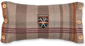 Μαξιλάρι Διακοσμητικό (Με Γέμιση) Chalet Plaid LC40188 Multi MindTheGap 30X50 50x30cm Ύφασμα,Πούπουλο