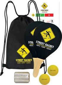 Παιχνίδι Ρακέτες Schildkröt Street Raquet Μαύρο