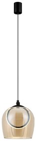 Φωτιστικό Οροφής Μονόφωτο LED Zambelis 23079 Champagne Glass