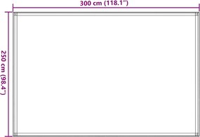 vidaXL Χαλί Σκηνής Ανθρακί 250 x 300 εκ.