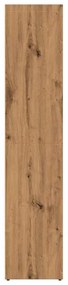 vidaXL Ντουλάπι βιβλίων Artisan Oak 36x30x143 cm Κατασκευασμένο ξύλο