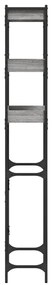vidaXL Ραφιέρα Πλυντηρίου Γκρι Sonoma 67x25x163 εκ. από Επεξεργ. Ξύλο