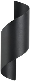 POWERTECH LED φωτιστικό τοίχου HLL-0163, 10W, 4000K, 800lm, IP65, μαύρο
